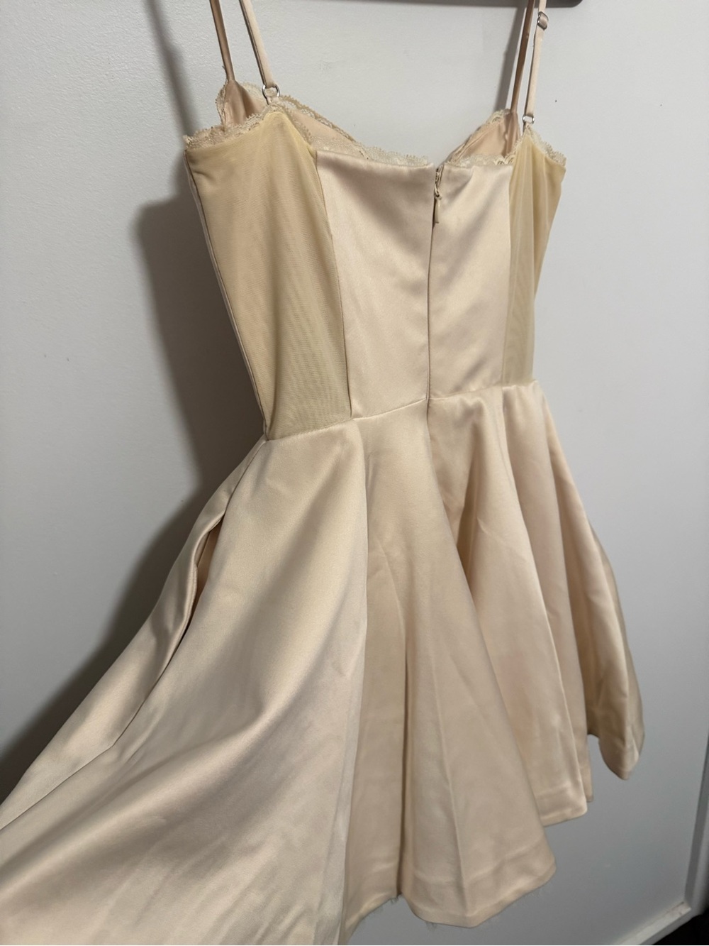 House of CB Minimoiselle Vintage Cream Tulle Mini Dress - Picture 8 of 11